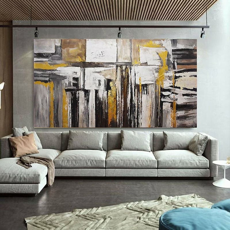Handmade Acrylic abstract Oli Painting Large Picture Canvas oil painting hand painted Wall Art Oversize Handpainted oil painting for bedroom art hotel bar office wall decoration3
