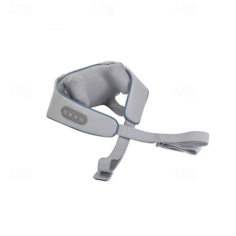 Neck Massager Shoulder Neck Back Neck Shoulder Neck Massager Trapezius Simulation Kneading Shawl Hot Compress2