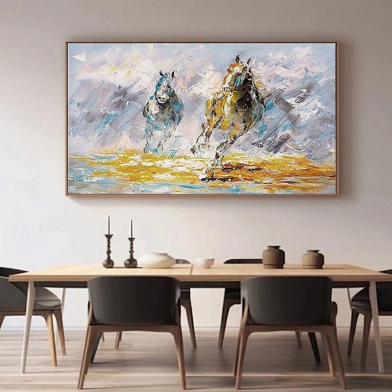Animal oil painting handmade Abstract horse Oil Painting On Canvas hand painted Modern animla Oil Painting Hand Painted Large horse oil painting Wall Art animal painting For Home Decor4