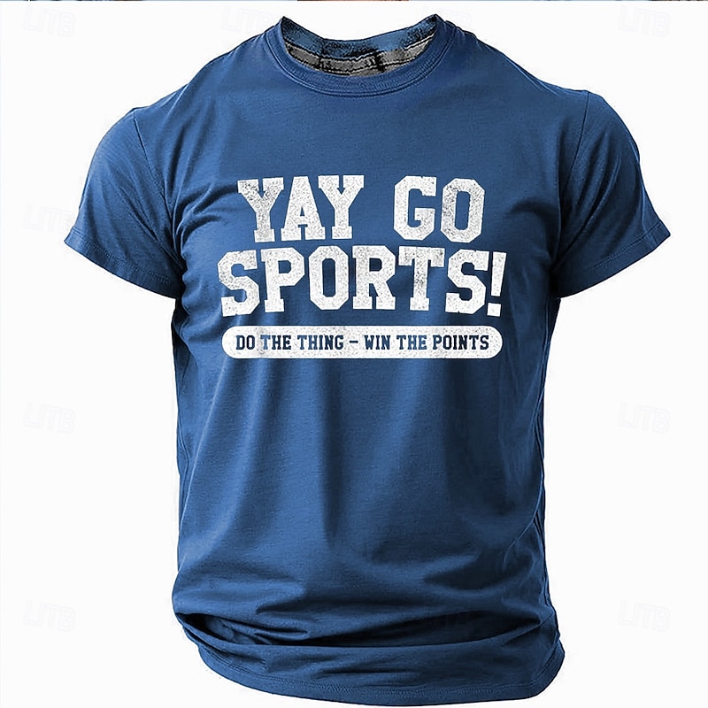 Men's Funny Slang T Shirt Short Sleeve T shirt 3D Print Crew Neck Shirt Fashion Daily Street Daily Blue Green Gray Summer Spring Clothing Apparel S M L XL XXL XXXL