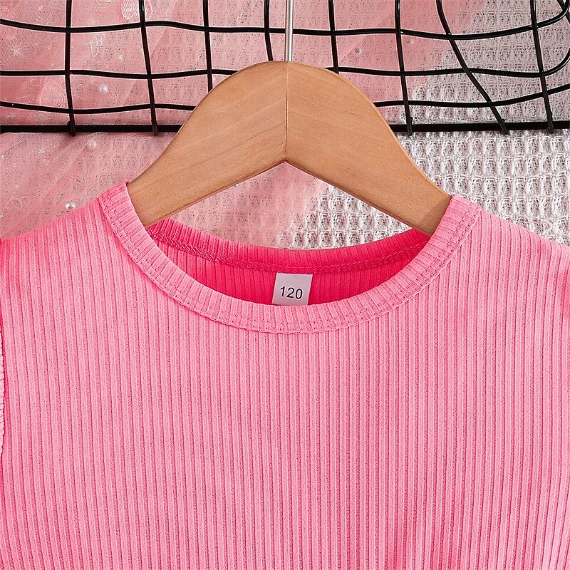 Kids Girls' Dress Floral Dress Flower Sleeveless Outdoor Casual Ruffle Fashion Daily Polyester Knee-length Casual Dress A Line Dress Summer 4 years+ Light Pink Wine2