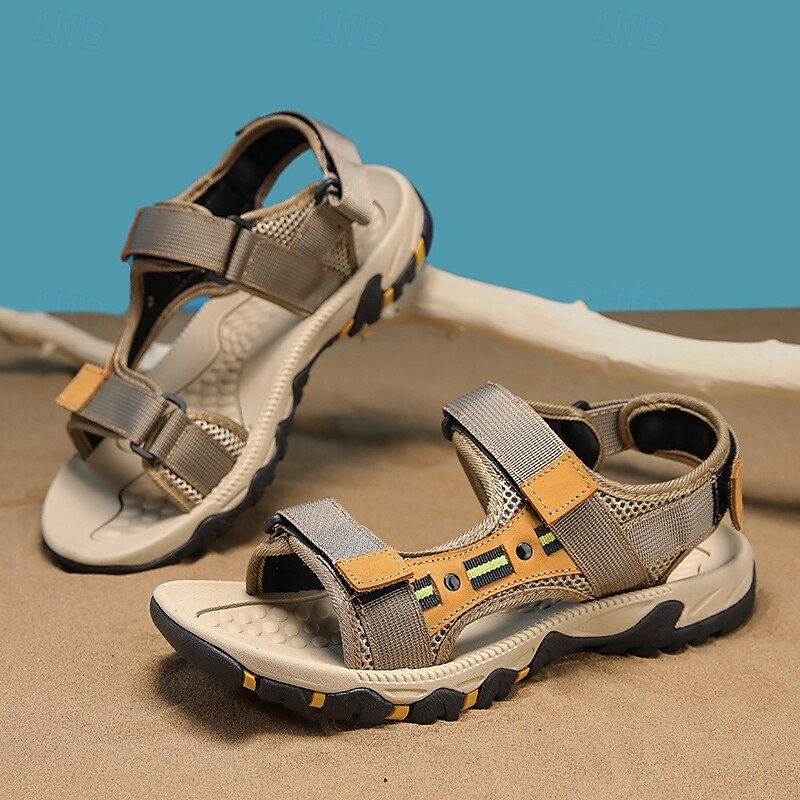 Durable Men's Hiking Sandals with Anti-Slip Soles and Breathable Mesh Design – Perfect for Outdoor Exploration and Casual Wear3