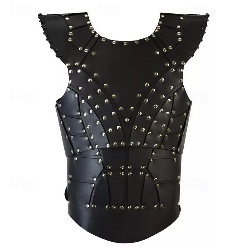 Retro Vintage Medieval Renaissance Corset Armor Masquerade Rivet Fancy Dress Men's Celtic Carnival Masquerade Performance Halloween Masquerade Adults' Corset2