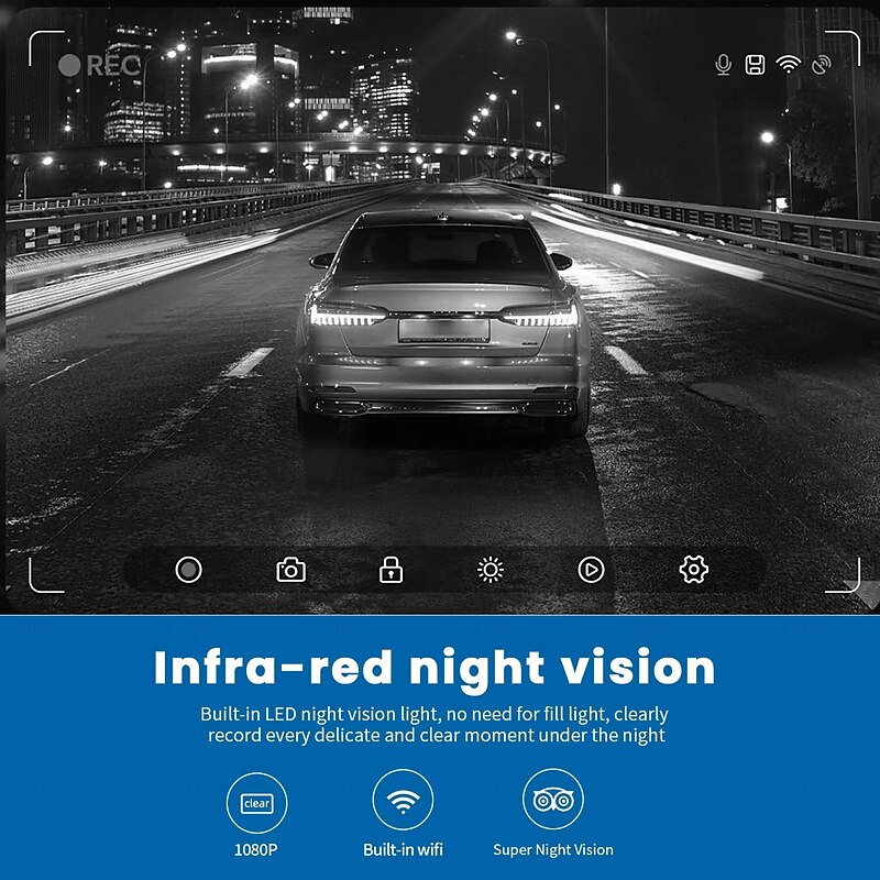 1080P Wireless Home Security Camera Smart WiFi Camera Built-in Battery Supports Night Vision Motion Detection for Home Office with Mounting Bracket4