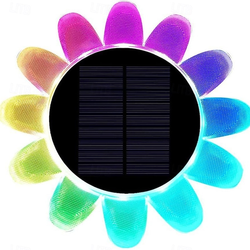 Floating Pool Lights Solar Outdoor Sunflower Lights IP68 Waterproof Floating Lighting, Amphibious Waterproof Floating Pond LED Night Lamps for Garden, Pool, Pond, Backyard Decor2