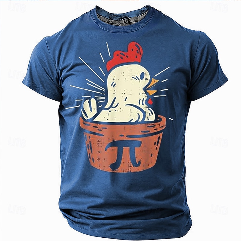 Men's Chick T Shirt Short Sleeve T shirt 3D Print Crew Neck Shirt Fashion Daily Street Daily Black Blue Gray Summer Spring Clothing Apparel S M L XL XXL XXXL2