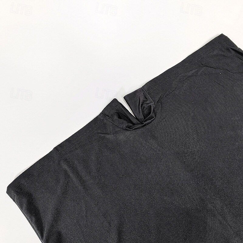 Men's Tracksuit Shapewear Bodysuit Gymnastics Suits Crew Neck Outdoor Sports Patchwork Plain Black Red Polyester Activewear Sports & Outdoors Gymnatics Spring4