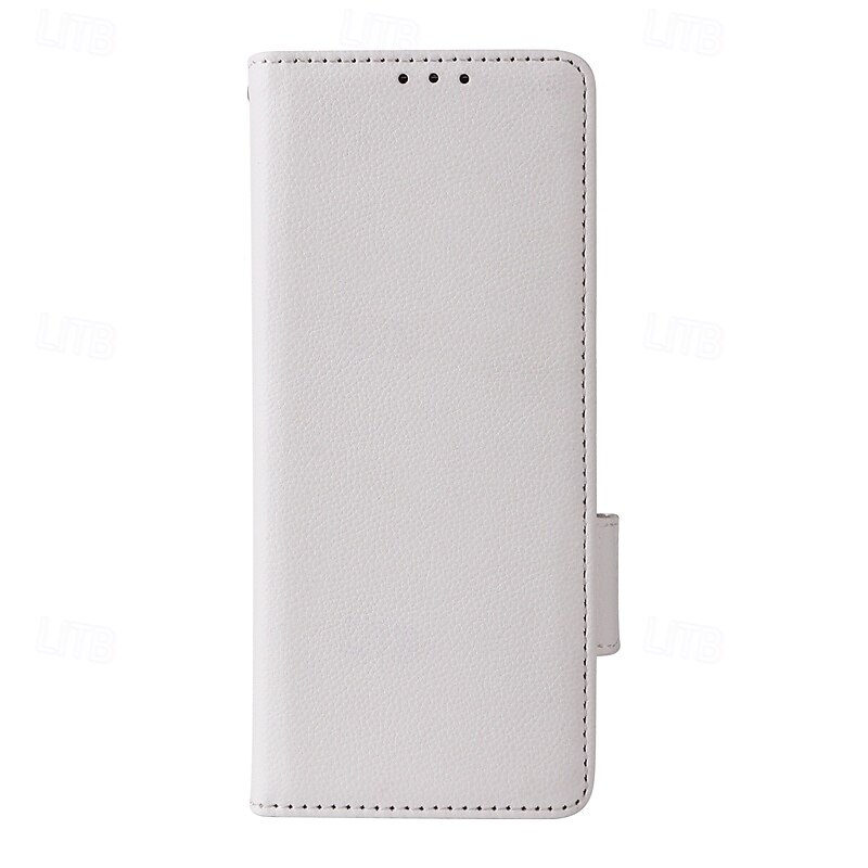 Phone Case For Samsung Galaxy Z Fold 6 Z Fold 5 Z Fold 4 Z Fold 3 Back Cover with Stand Holder with Wrist Strap Card Slot Retro TPU PU Leather3