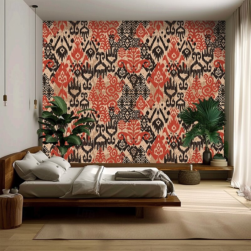 Vintage Ethnic Hanging Tapestry Mandala Wall Art Large Tapestry Mural Decor Photograph Backdrop Blanket Curtain Home Bedroom Living Room Decoration2