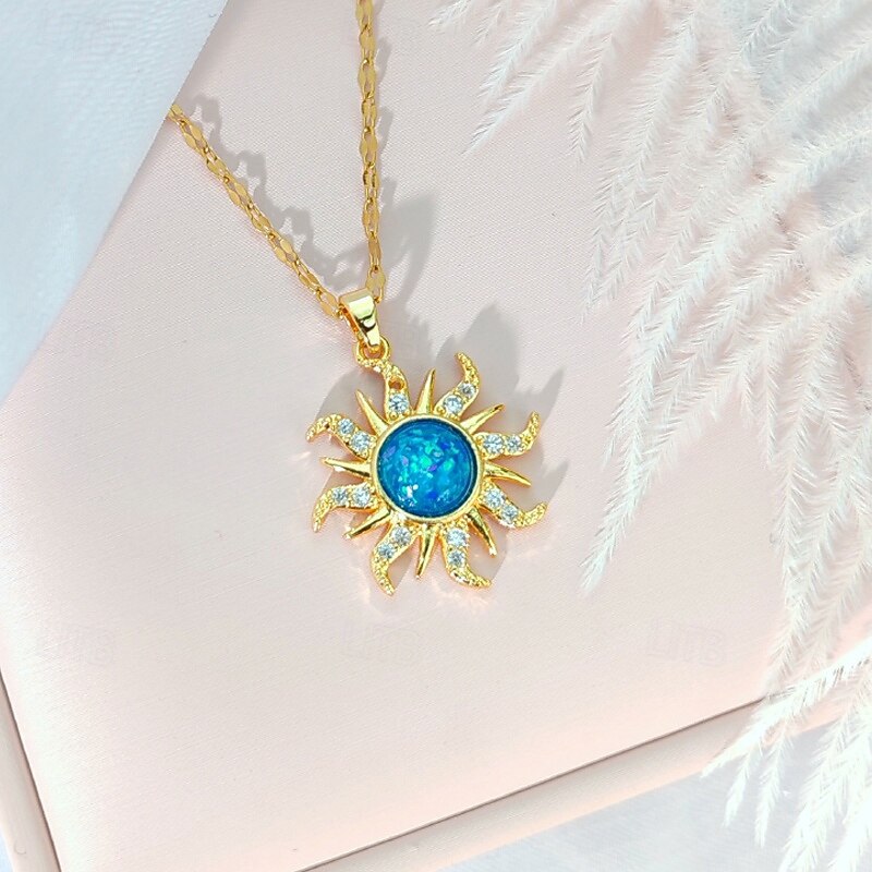Women's necklace Elegant Street Floral Necklaces4