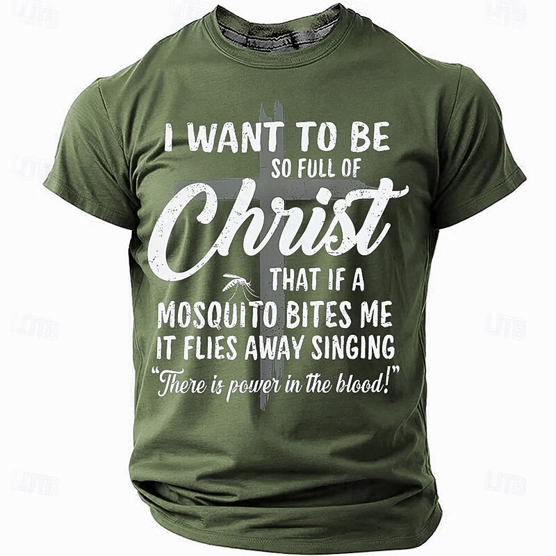 Easter Men's Jesus Christian T Shirt Short Sleeve T shirt 3D Print Crew Neck Shirt Designer Casual Party Holiday Black Red Blue Summer Spring Clothing Apparel S M L XL XXL XXXL2