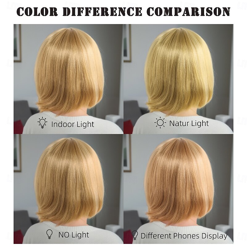 Synthetic Wig Wavy Curly Weave Asymmetrical Neat Bang Machine Made Wig 12 inch A1 Synthetic Hair Women's Classic Comfortable Color Gradient Multi-color4