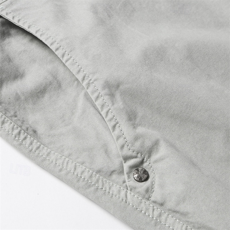 Men's Cargo Shorts Camo Shorts Shorts Summer Shorts Multi Pocket Flap Pocket Plain Camouflage Comfort Wearable Knee Length Outdoor Sport Daily Fashion Casual Camouflage Red Camouflage khaki3