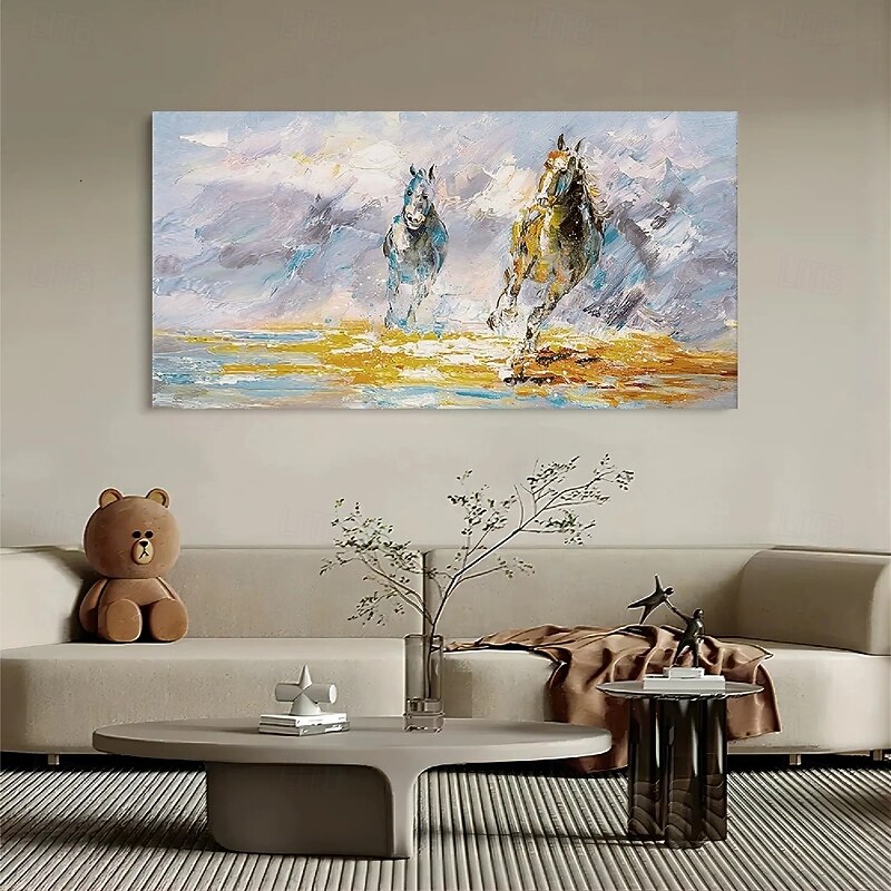Animal oil painting handmade Abstract horse Oil Painting On Canvas hand painted Modern animla Oil Painting Hand Painted Large horse oil painting Wall Art animal painting For Home Decor
