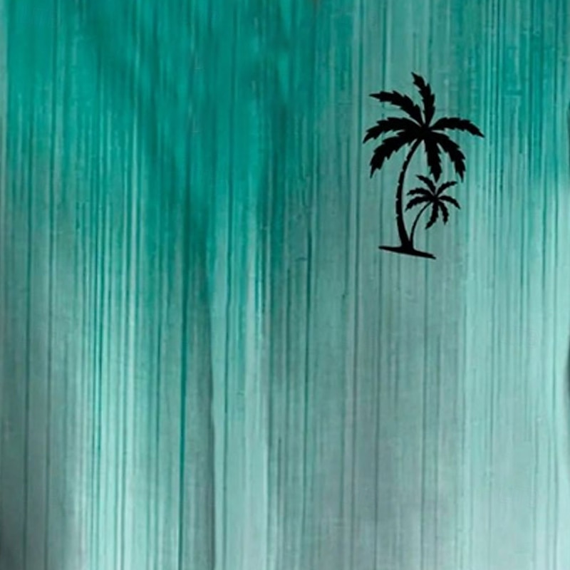 Men's Coconut Tree Tropical Plants Shirt Summer Hawaiian Shirt Button Up Shirt Short Sleeve Hawaiian Resort Vacation Holiday Beach Wear Summer Spring Turndown 3D Print Collared Shirts Blue Green Gray2