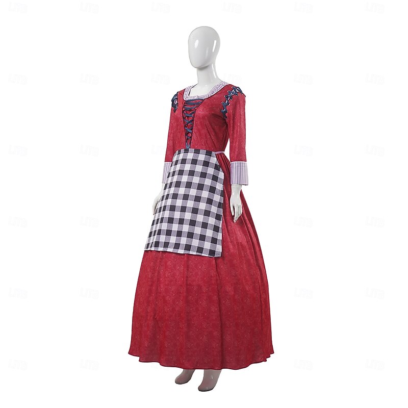 Snow White Princess Fairy Maid Dress Prom Dress Movie Cosplay Costume Dress Up Movie Cosplay for Women's Adults' Halloween Carnival World Book Day Performance Party3