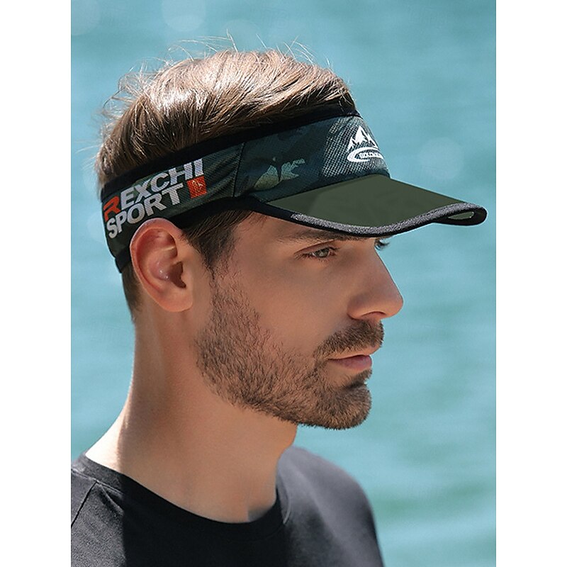 Men's Sports Visor Hat – Lightweight Breathable Sun Protection Cap for Running, Golf, Tennis & Outdoor Activities