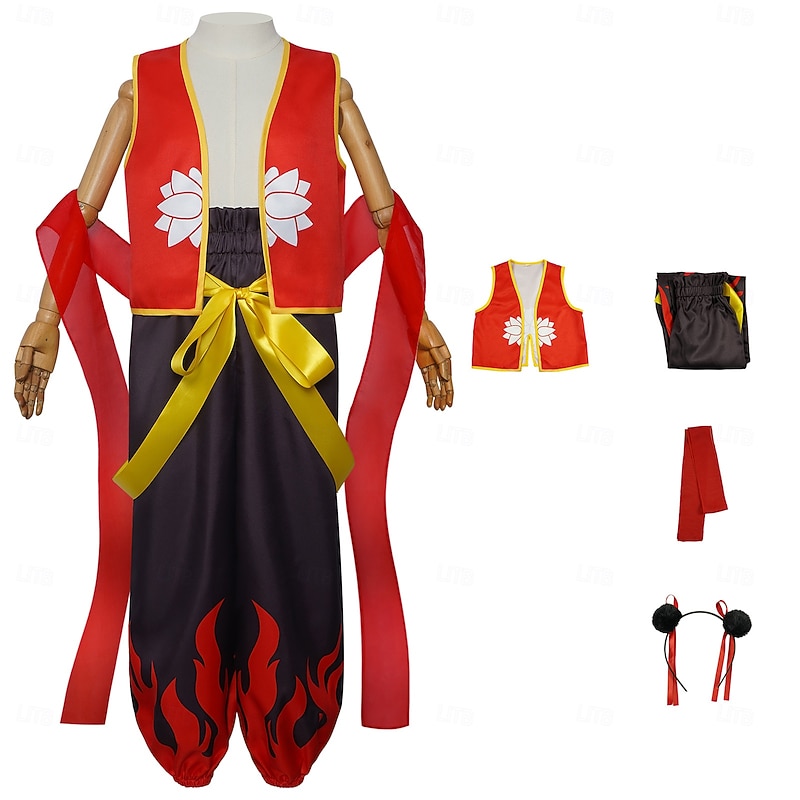 Ao Bing Ne Zha Shen Gongbao Cosplay Costume Cosplay Movie Cosplay for Men's Women's Boys Kid's Adults' Carnival Masquerade Event / Party Masquerade