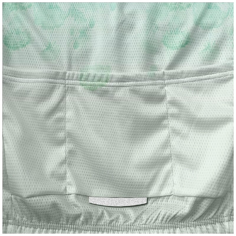 Men's Cycling Jersey Flower Short Sleeve Bike Tee Tshirt Jersey with 3 Rear Pockets Mountain Bike MTB Quick Dry Anatomic Design Wicking Breathable Sports Blue Khaki Clothing Apparel3