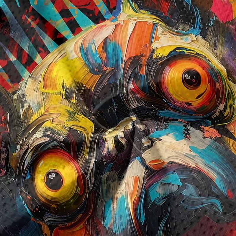 Men's Cycling Jersey Dog Letter & Number Graffiti Short Sleeve Bike Tee Tshirt Jersey with 3 Rear Pockets Mountain Bike MTB Quick Dry Anatomic Design Wicking Breathable Sports Rainbow Clothing Apparel3