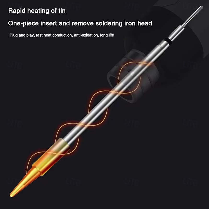 Multifunctional USB Digital Electric Soldering Iron Set Kit Intelligent 300-450 Temperature Adjustable Solder Welding Iron Tool3