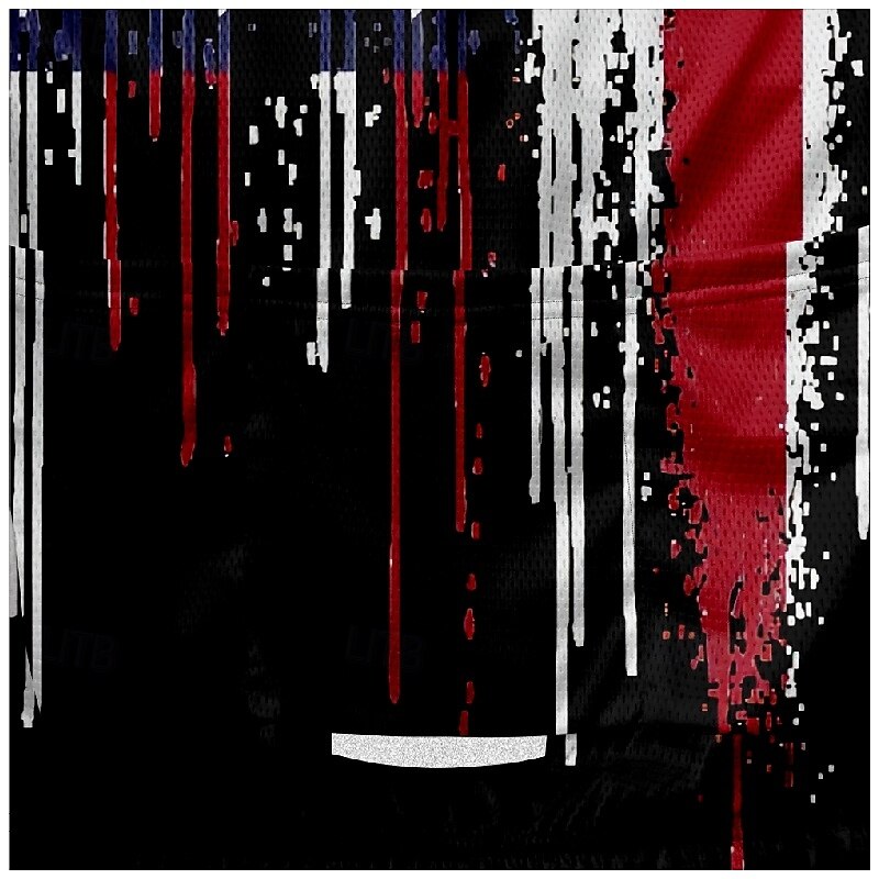 Men's Cycling Jersey Skull National Flag Short Sleeve Bike Tee Tshirt Jersey with 3 Rear Pockets Mountain Bike MTB Quick Dry Anatomic Design Wicking Breathable Sports White Navy Blue Grey Clothing3