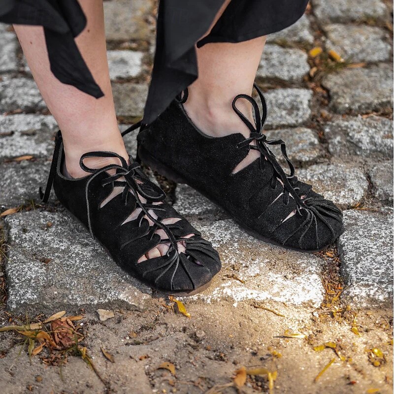 Medieval Renaissance Shoes Pirate Vikings Fancy Dress Men's Celtic Pirate Halloween Masquerade Performance Party & Evening LARP Adults' Shoes4