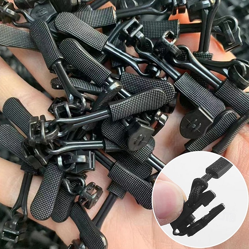 5/20PCS Detachable Zipper Pull Repair Kit, Universal Instant Zipper Replacement, DIY Sewing Craft Supplies for Zipper Fixing and Replacement