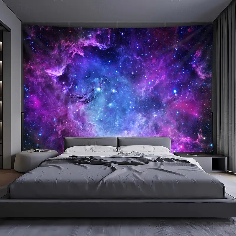 Planet Hanging Tapestry Wall Art Universe Large Tapestry Mural Decor Photograph Backdrop Blanket Curtain Home Bedroom Living Room Decoration4