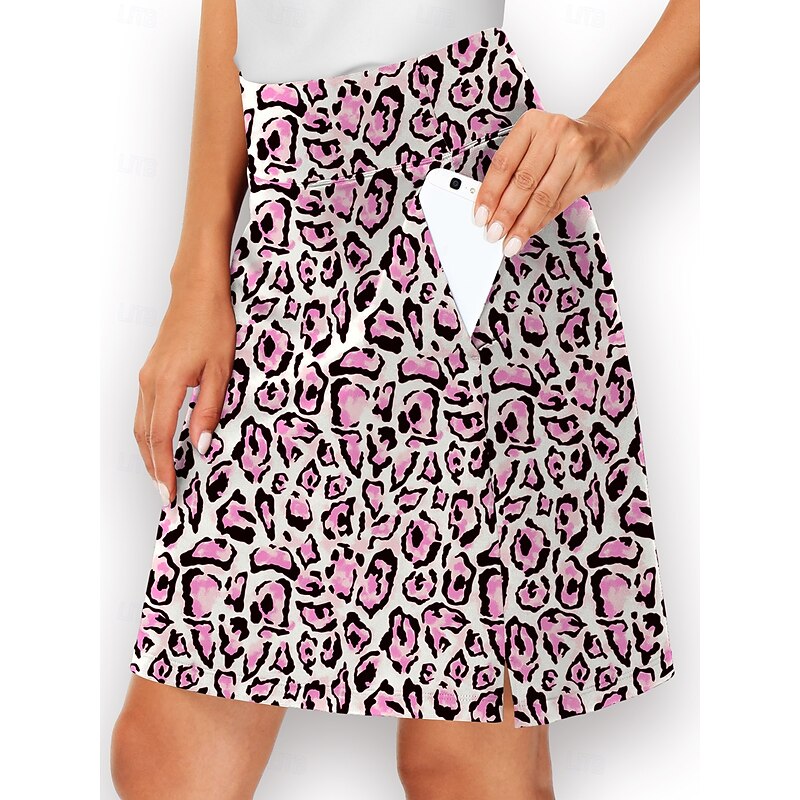 Women's Tennis Skirts Golf Skirts Pink Skirt Ladies Golf Attire Clothes Outfits Wear Apparel3