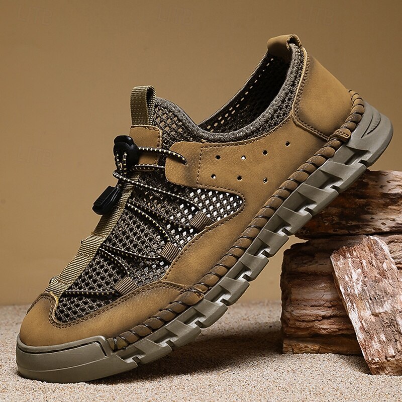 Outdoor Men's Sandals with Sturdy Sole and Adjustable Fit – Lightweight Footwear for Hiking, Outdoor Adventures and Beach Days