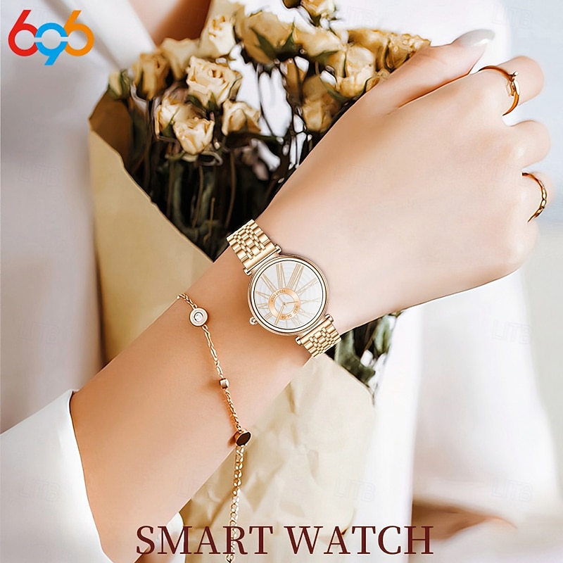 696 I109 Smart Watch 1.27 inch Smartwatch Fitness Running Watch Bluetooth ECG+PPG Pedometer Call Reminder Compatible with Android iOS Women Men Hands-Free Calls Message Reminder IP 67 41mm Watch Case3