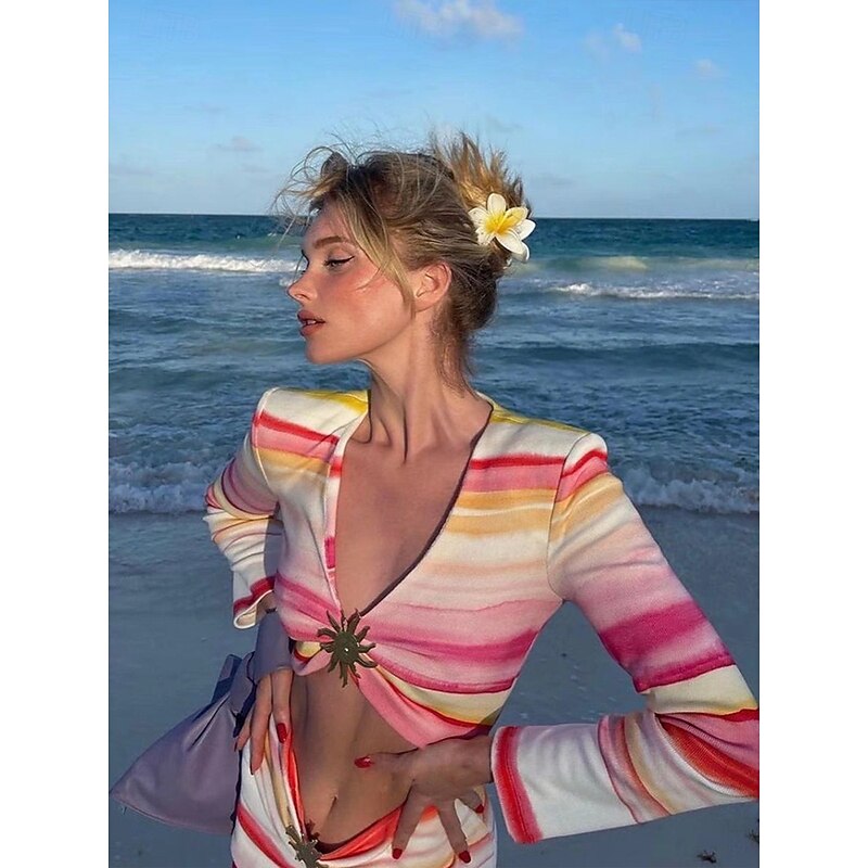 6PCS Hawaiian Plumeria Flower Hair Clips – Tropical Resin Hair Accessories for Women & Girls, Beach Wedding, Luau Party & Summer Vacation Styling3