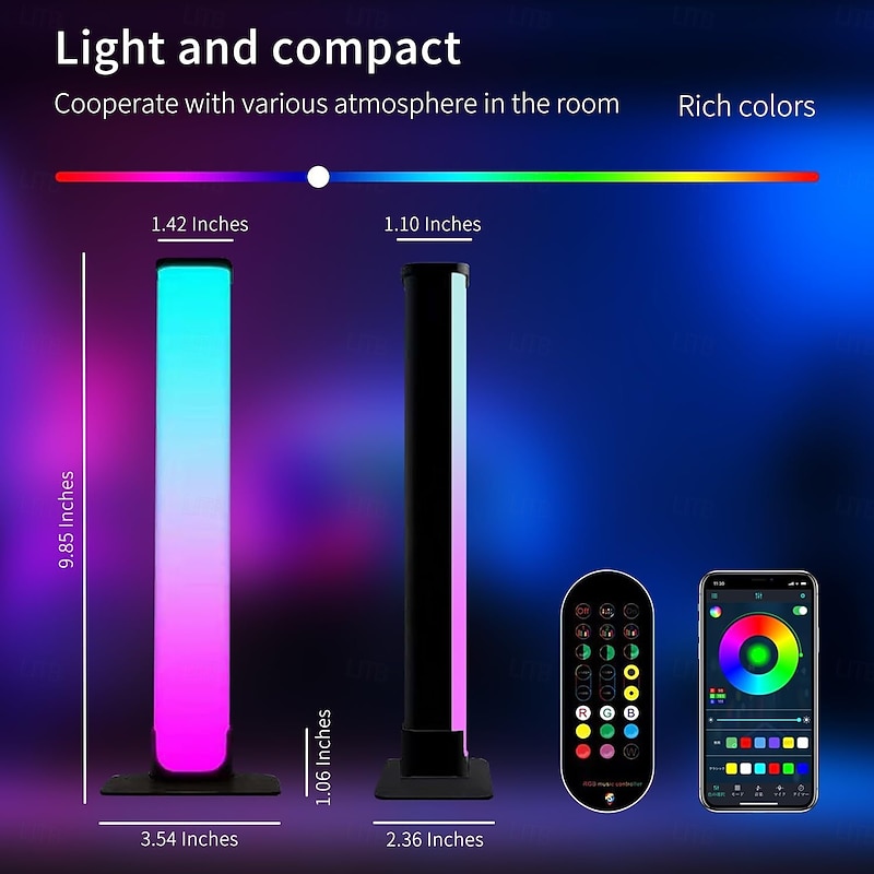 LED Smart Light Bar  Gaming Room Lamp TV Lights Intelligent Backlight For Bedroom Living Room3