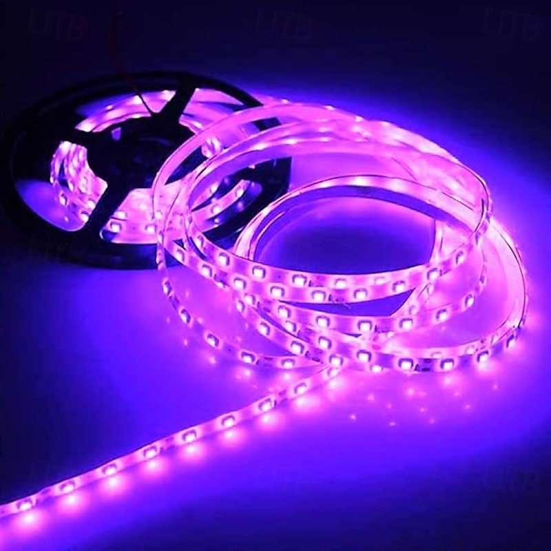 LED Strip Lights 0.5m 1m 2m 2.5m 3m 4m 5m Strips String Lights 30/60/120/150/180/240/300 LEDs 1PC 5 V USB Powered Outdoor High Density LED Light Strips Creative String Lights Purple4