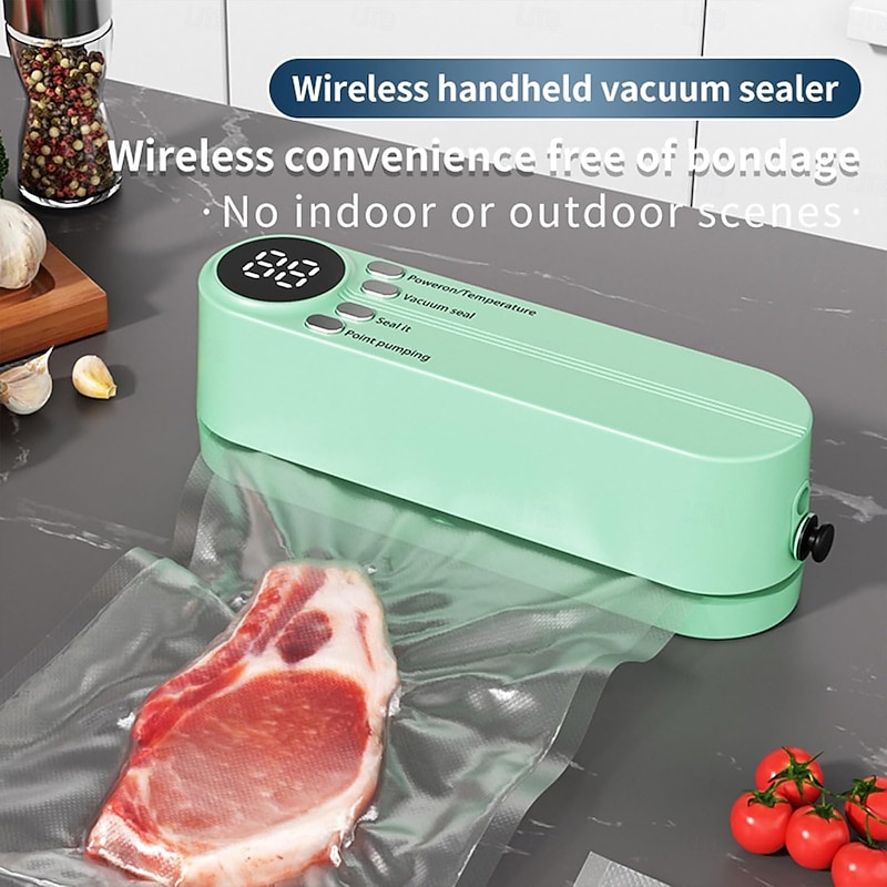 Wireless Vacuum Sealer, USB Rechargeable Automatic Mini Sealing Machine, Home Use Food Storage Vacuum Bags, Air Pump & Seal Function3
