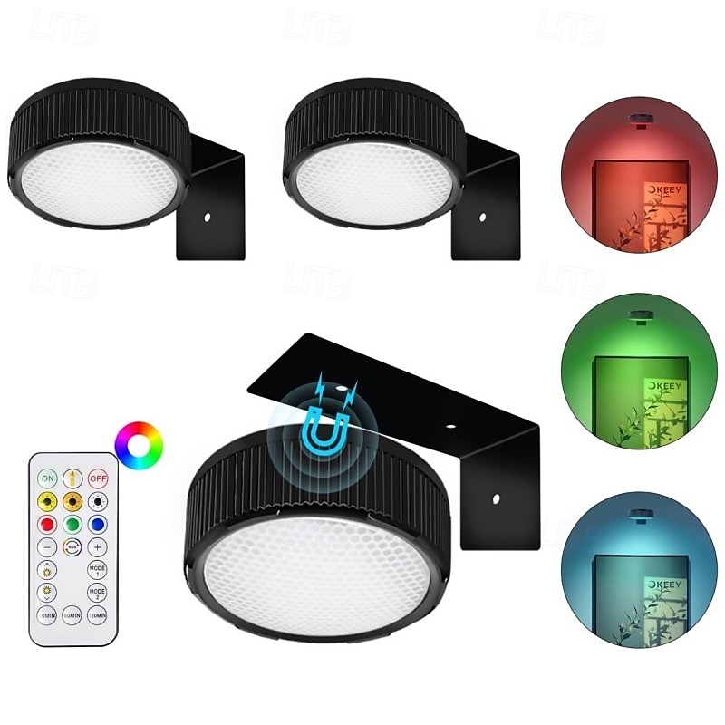 Picture Light Battery Operated with Remote, 20-Colors RGB, Magnetic Lights, Adjustable Timer Led Picture Frame Art Display Light, Wireless Gallery Display Wall Photo Light2