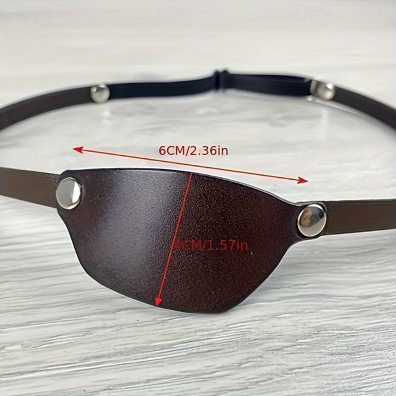Retro Vintage Medieval Renaissance Waist Belt Headwraps Eye Patch Fancy Dress Men's Women's Unisex Halloween Carnival Performance LARP Adults' Belt Headwear Eye Patch3