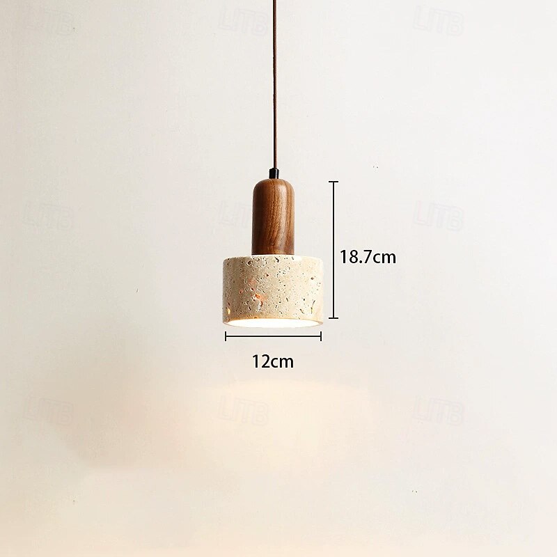 12 cm Globe Design Pendant Lantern Design Geometric Shapes Pendant Light Stone Artistic Style Vintage Style Classic Style Vintage Country 110-120V 220-240V4