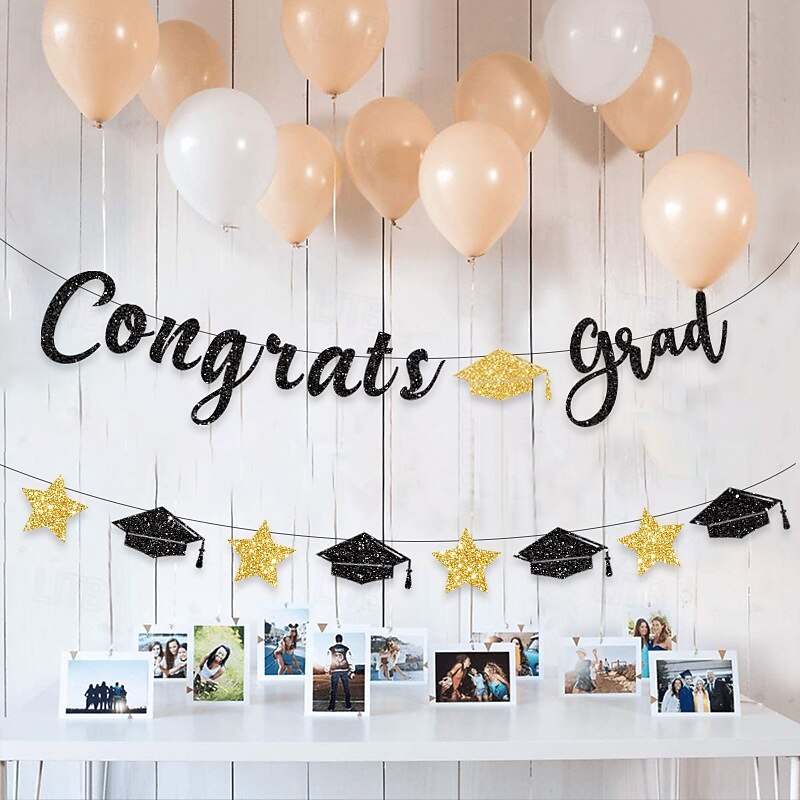 Graduation Party Backdrop Decor, 