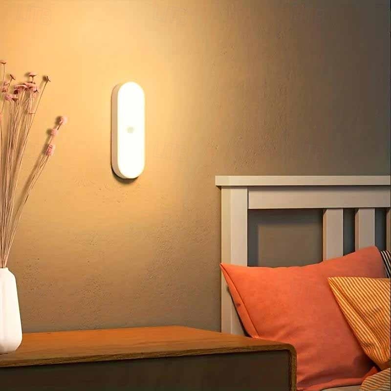 Rechargeable Cabinet Light, Touch-Control with 3-Level Infinite Dimming, Small Night Light for Reading, Kitchen, or Mirror Front, Built-in Battery3