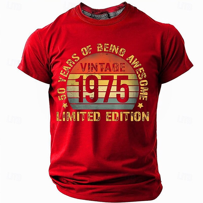Men's Retired Funny Slang T Shirt Short Sleeve T shirt 3D Print Crew Neck Shirt Fashion Daily Street Casual Daily Black Red Blue Summer Spring All Seasons Clothing Apparel S M L XL XXL XXXL4