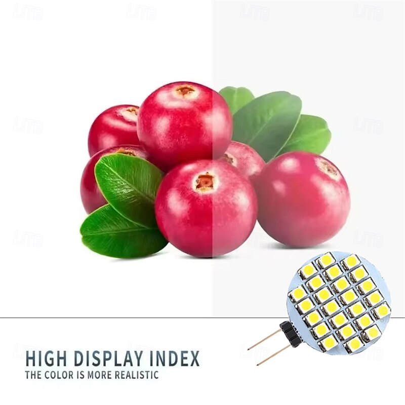 10 Pcs LED Bulbs Bi-pin Lights 250 lm G4 T 24 LED Beads SMD 2835 Warm White White  DC12 V  Living Room Lighting Bulb Light Source3