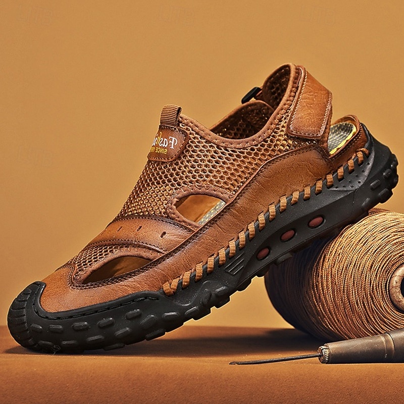 Durable Men's Hiking Sandals with Anti-Slip Soles and Comfortable Fit – Perfect for Outdoor Adventures and Beach Days