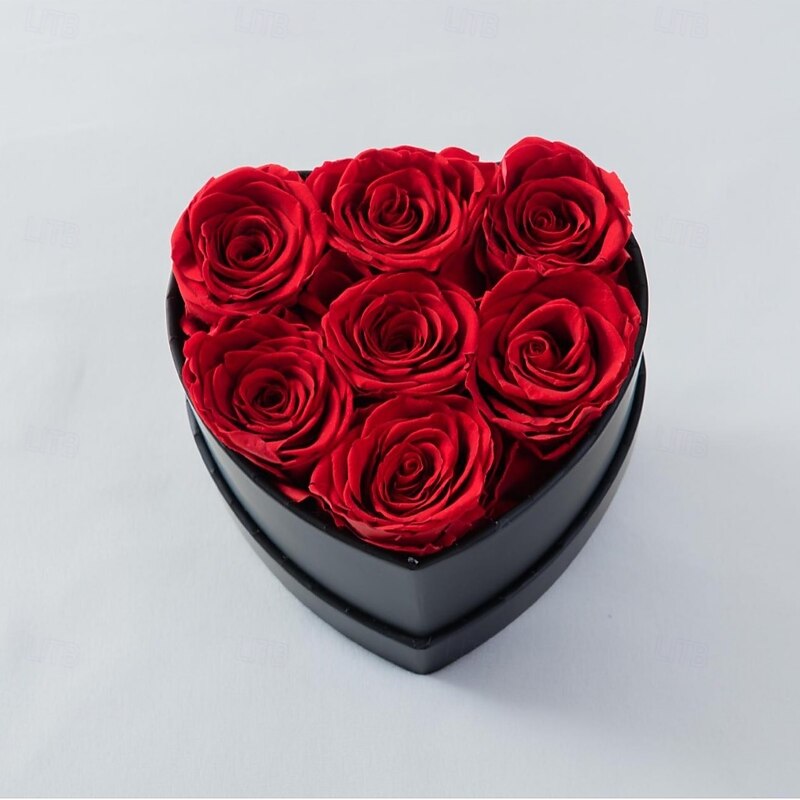 7/16/27 Flower Forever Heart Shape Box - Preserved Roses Gift for Her Preserved Flowers for Mothers Day Gifts Christmas Valentines Day Gifts for Mom2