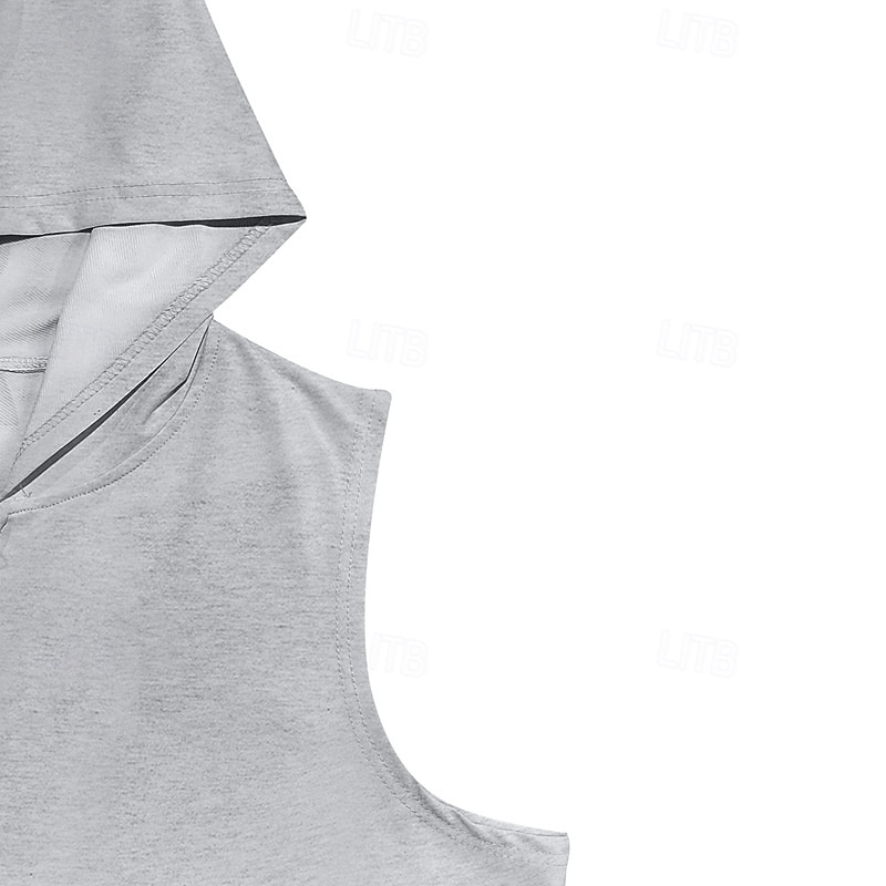 Men's T-shirt Suits 2 Pieces Outfits Tee & Shorts Short Sleeve Hooded Summer Plain Fashion Casual 2 Piece Vacation Daily Wear Going out Black Yellow Red Top Tee for Men4