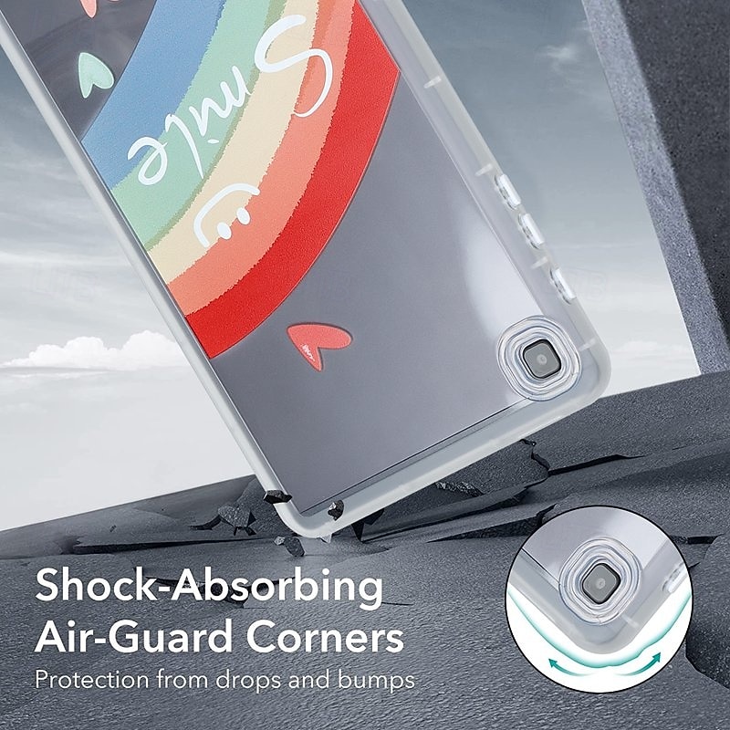 Tablet Case Cover For Samsung Galaxy Tab A9 8.7" S9 11 inch S9 Plus 12.4" S8 Plus 12.4'' S8 11'' S7 Plus 12.4" S7 11'' S6 Lite 10.4" A8 10.5'' A7 Lite 8.7'' Full Body Protective Shockproof Graphic TPU3
