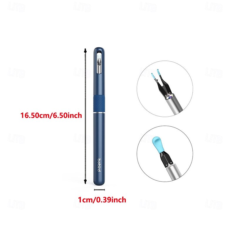 Bebird NOTE5 Ear Wax Removal Tool Camera Endoscope, 3Light Modes H-Speed WiFi 6Axis Intelligent Gyroscope Safe Professional 1080p Smart Visual Ear Cleaner with Camera 8