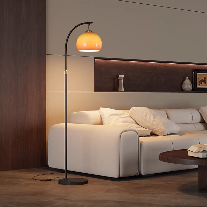 Floor Lamp Ambient Lamps Modern Contemporary For Indoor Metal 110-120V / 220-240V Black / Gold3
