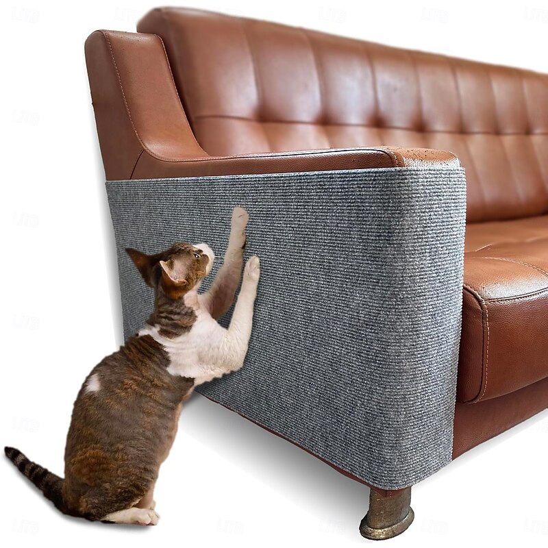 Self Adhesive Cat Scratch Mat to Protect Furniture Couch Protector from Cat Claws Scratching